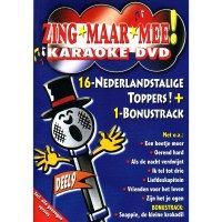 Zing maar mee! Deel 9, Karaoke DVD, 16 Nederlandstalige toppers + Bonustrack!